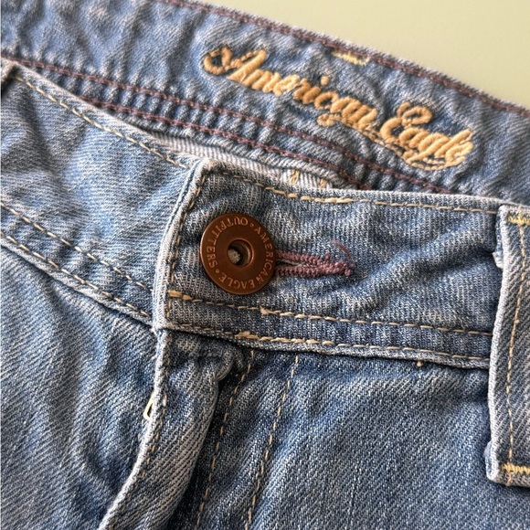 American Eagle Boyfriend Wide Leg Jeans – Women’s Size 0 - Picture 5 of 10